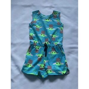 Star Wars Disney Marvel Toddler Girls Kint Sleeveles‎ Rompers Size 3T